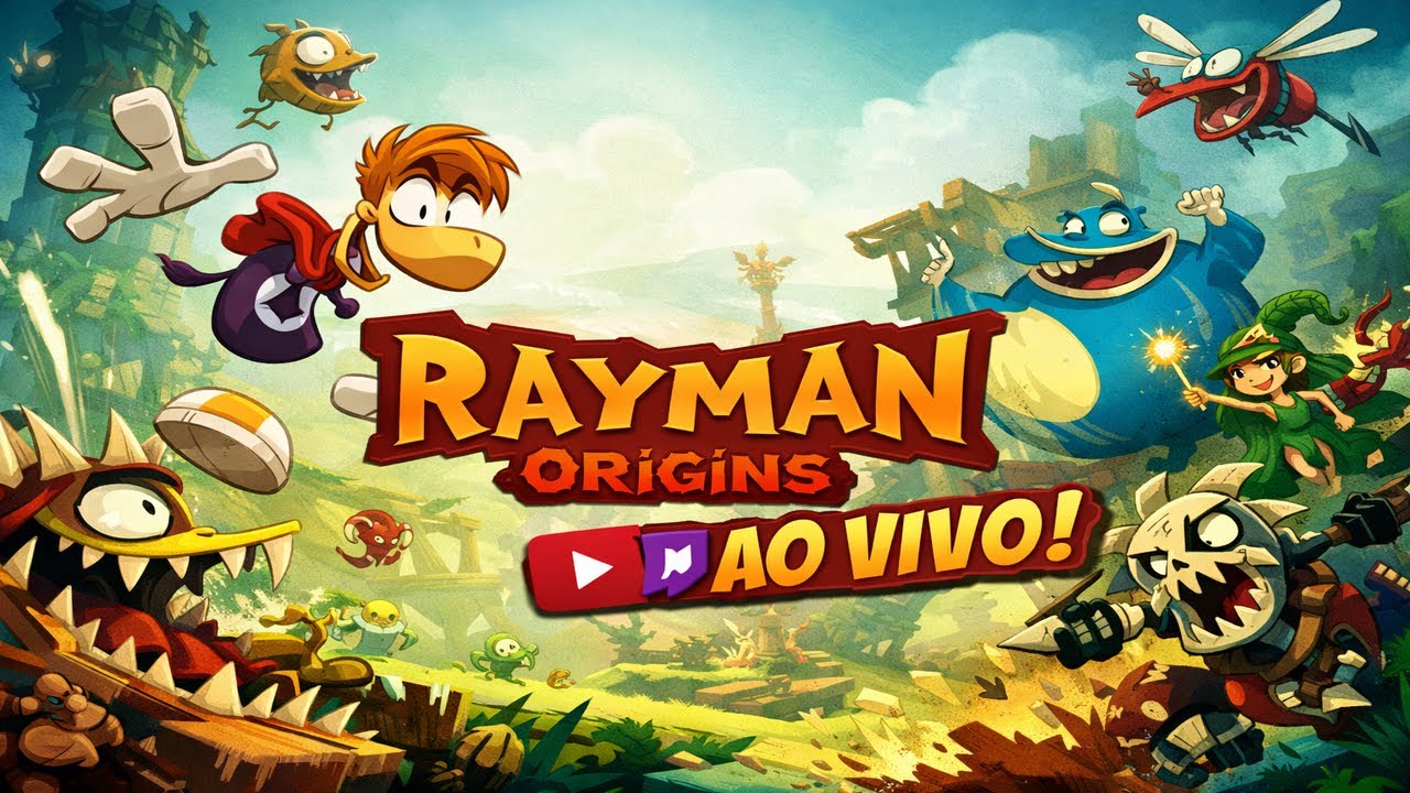 🎮 Rayman Origins | Primeira Jogatina AO VIVO!