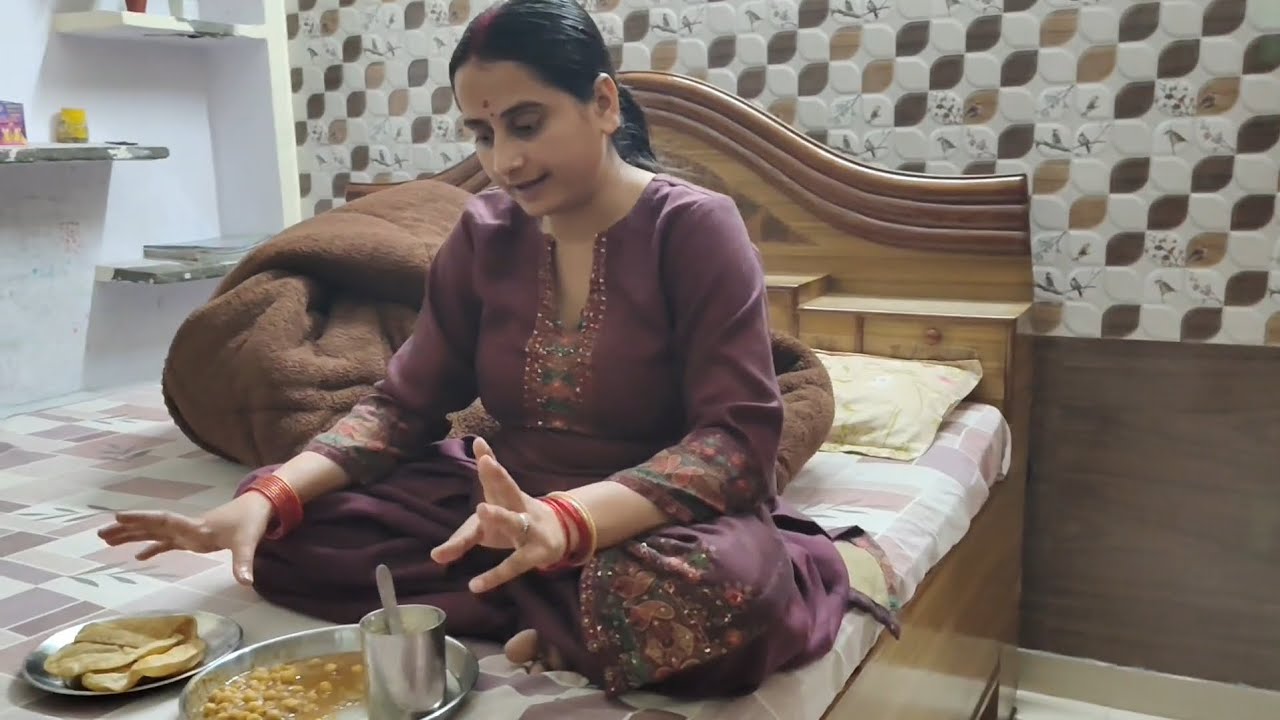 💁संडे स्पेशल ब्लॉग आज संडे को बनाए छोले पूड़ी पति बच्चे सब खुश🌸🙂