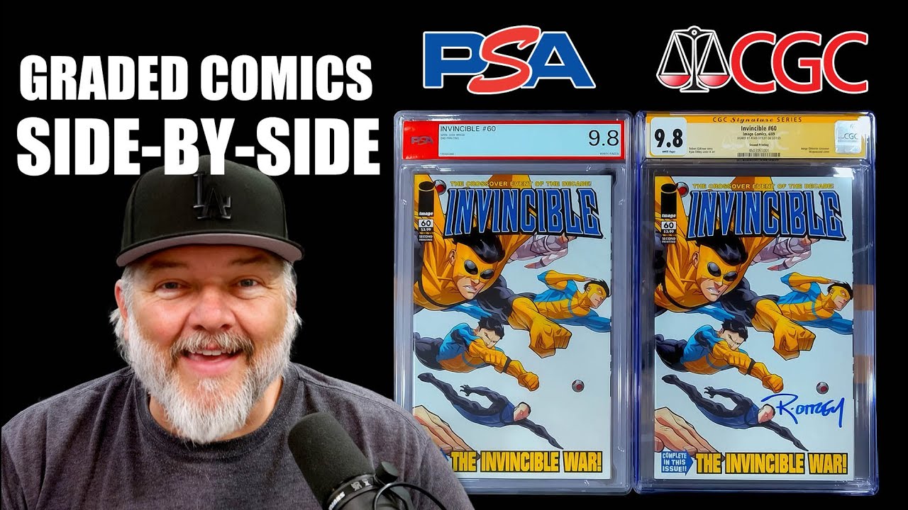 PSA and CGC Graded Comics SIDE BY SIDE!!