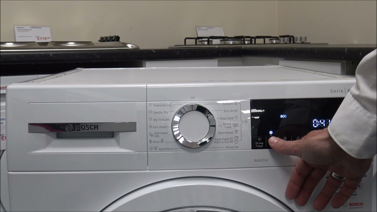 Bosch WNA134U8GB 1400 Spin 8Kg Washer Dryer