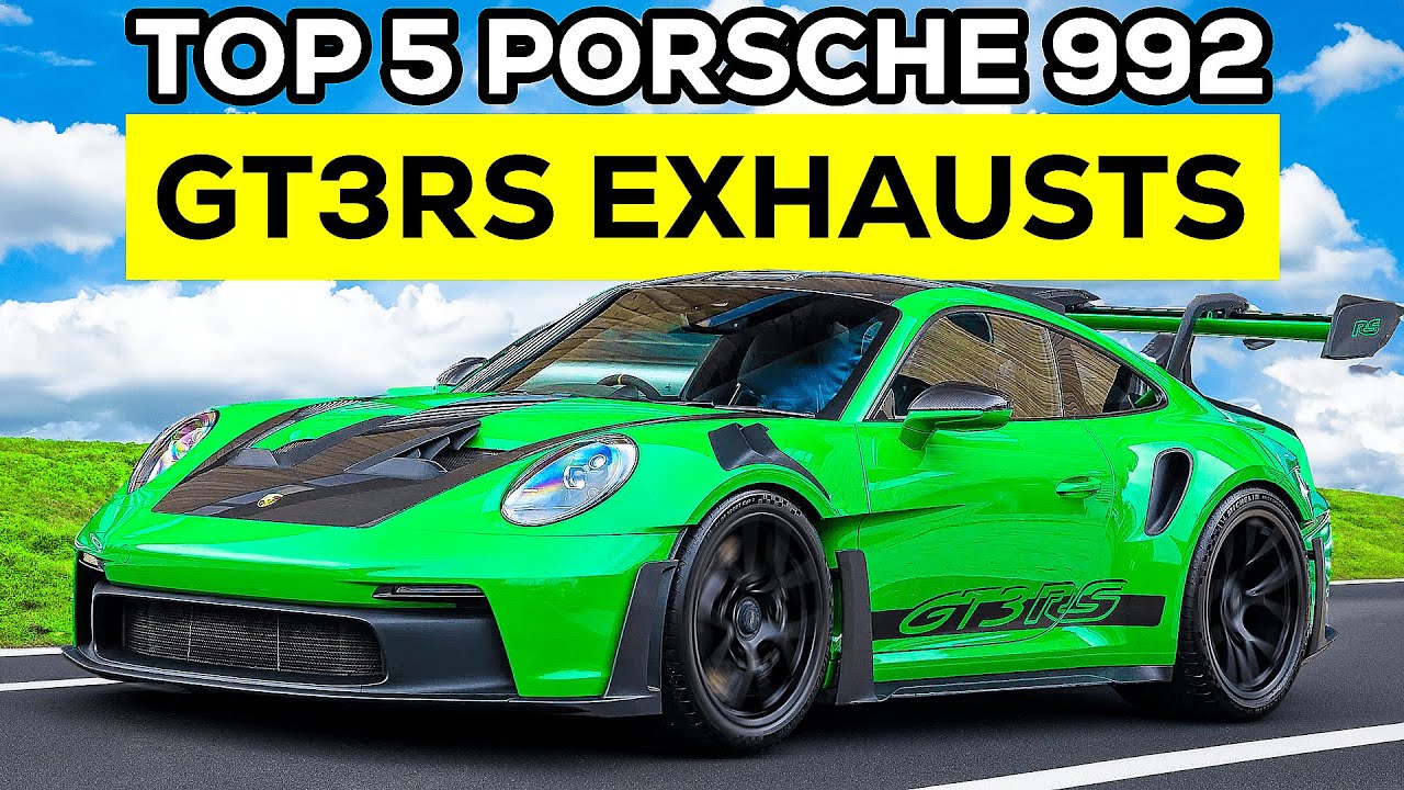 TOP 5 EXHAUST SYSTEMS FOR PORSCHE 992 GT3RS! (Akrapovic, Armytrix, Soul, Valvetronic, Gintani)