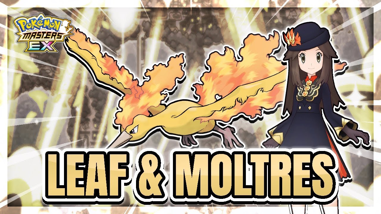 -4 different stats with Leer | Reacting to Champion Leaf and Moltres | Pokemon Masters EX