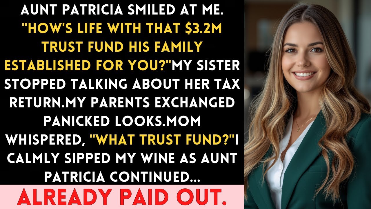 At Easter Brunch, Aunt Patricia Asked About The $3.2M Trust Fund His Family Established.