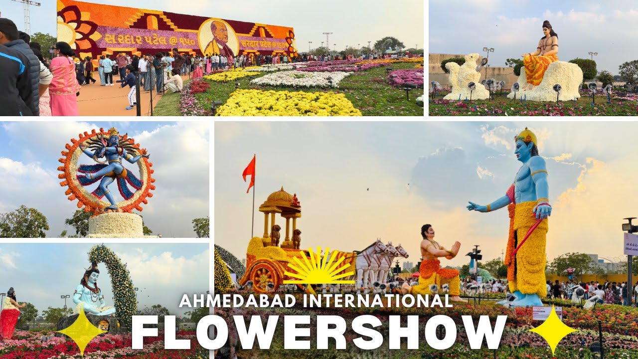 Ahmedabad International FlowerShow 2026 | 2Guinness World Records | Bharat Ek Gatha #flowershow2026