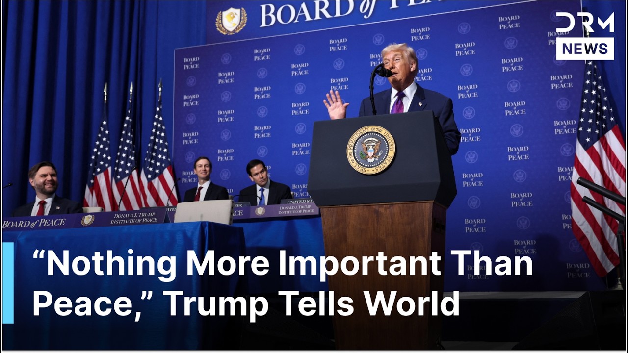 BREAKING NEWS: Trump Speaks at Historic Board of Peace Meeting With World Leaders | AC1G