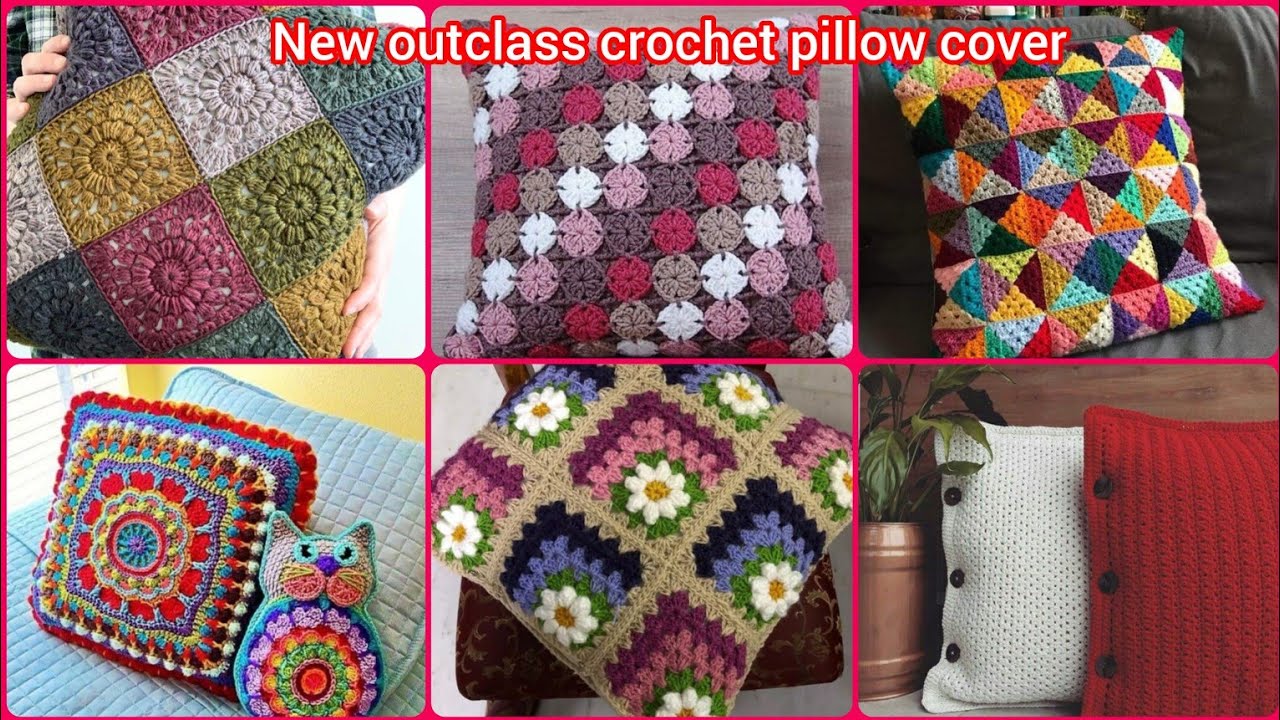 Modern crochet pillow cover designs||new crochet articles