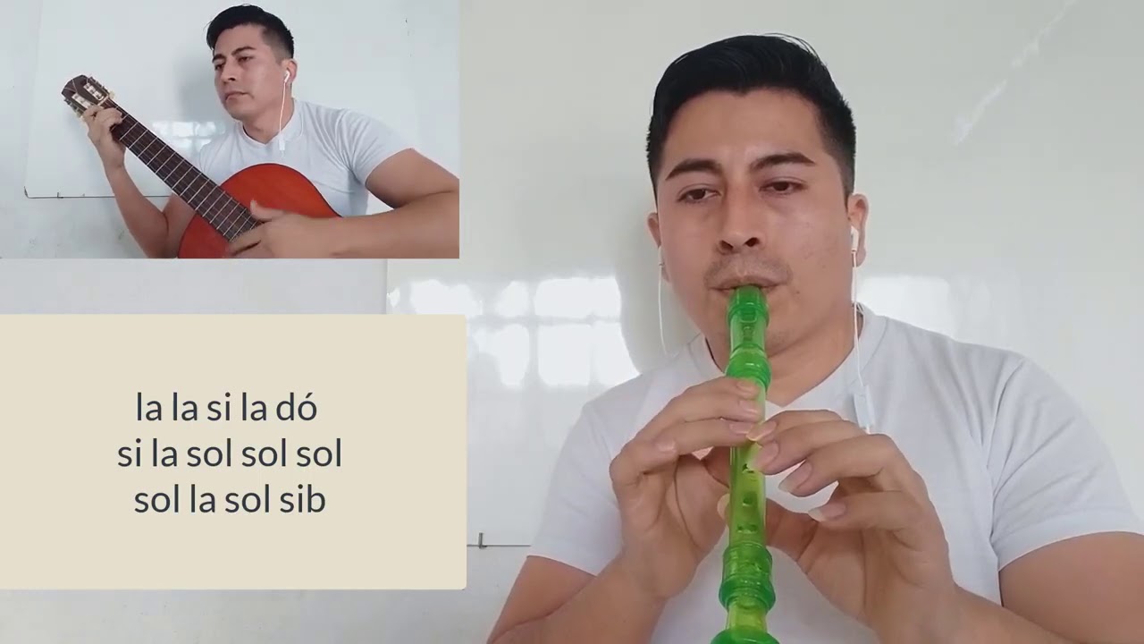 Niña Camba Flauta dulce