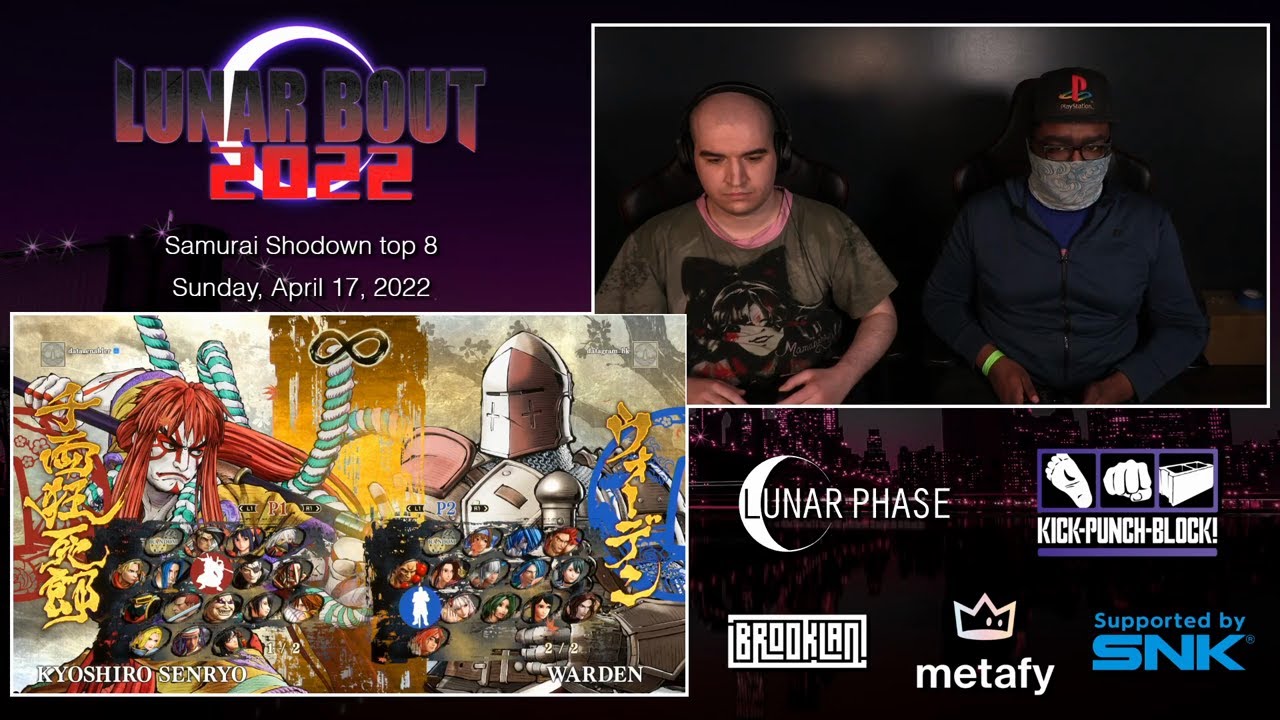 [SamSho] Lunar Bout 2022 Top 8 Grand Finals: DMV | Tao (Galford) vs ScrubSaibot (Baiken, Gongsun Li)