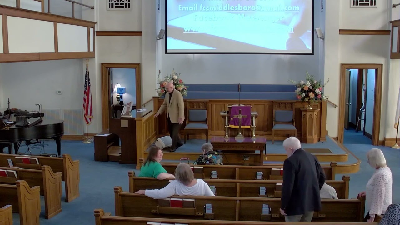 Sunday Morning Worship at the First Christian Church