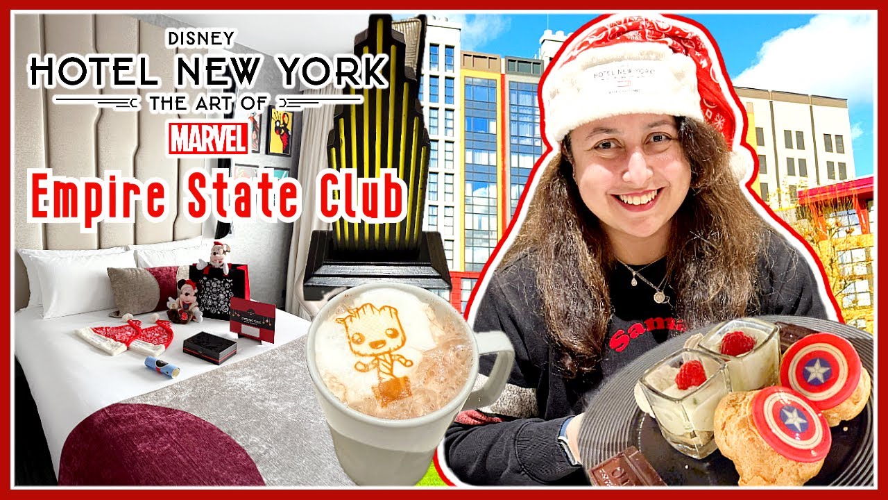 Я останавливался в EMPIRE STATE CLUB в отеле Disney Hotel New York, посвященном искусству Marvel!...