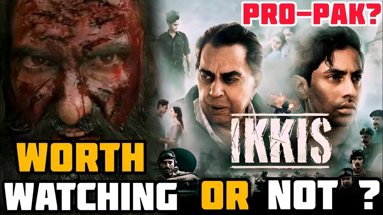 Ikkis Movie Review | Pro-Pak? ya 🤯 Dharmendra’s Emotional Role | Param Vir Chakra Hero Ki Kahani