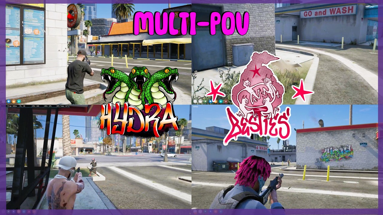 Besties Tried Taking A Hydra Member Hostage 😭☠️ | NoPixel 4.0