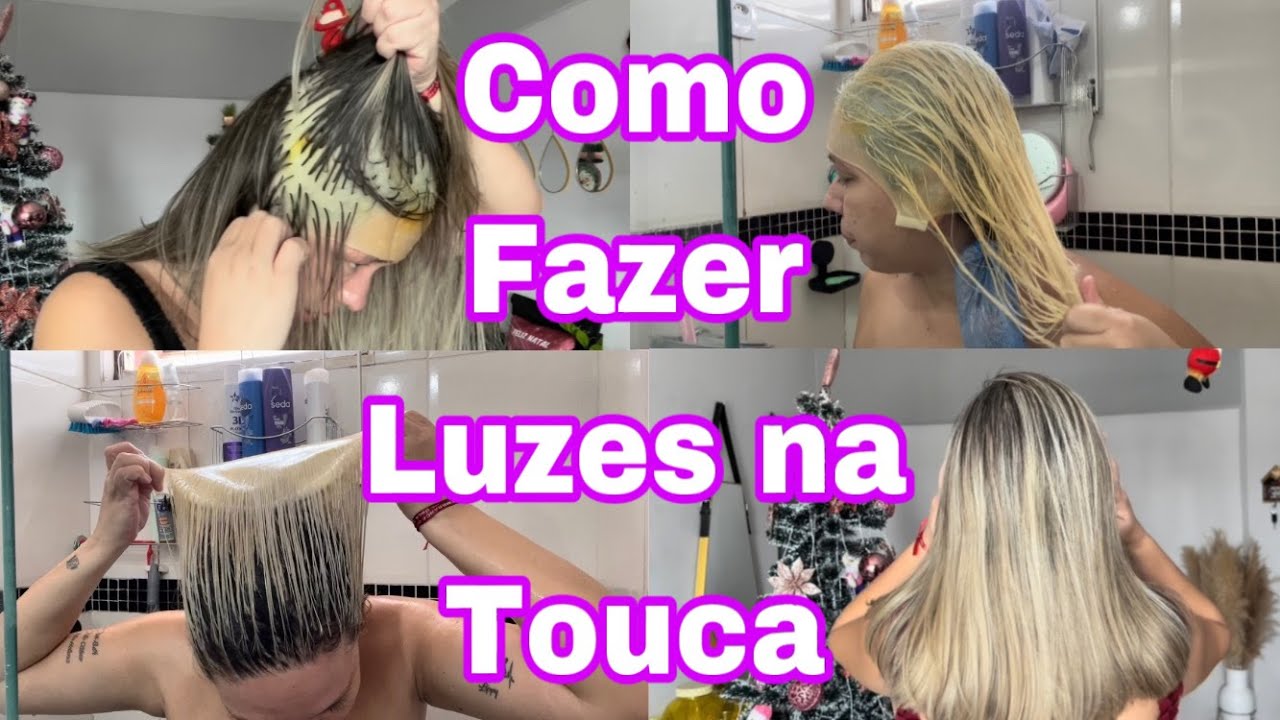 Como fazer luzes na touca em casa