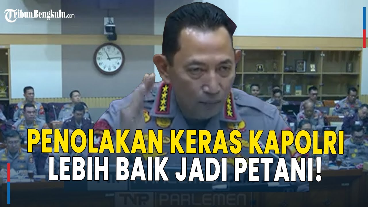 Kapolri TOLAK Keras! Kepolisian Dibawah Kementerian Khusus: Lebih Baik Saya Jadi Petani!