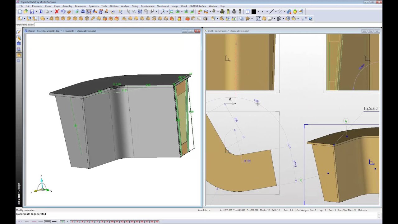TopSolid'Wood Drawing,Drafting & Production using EnRoute