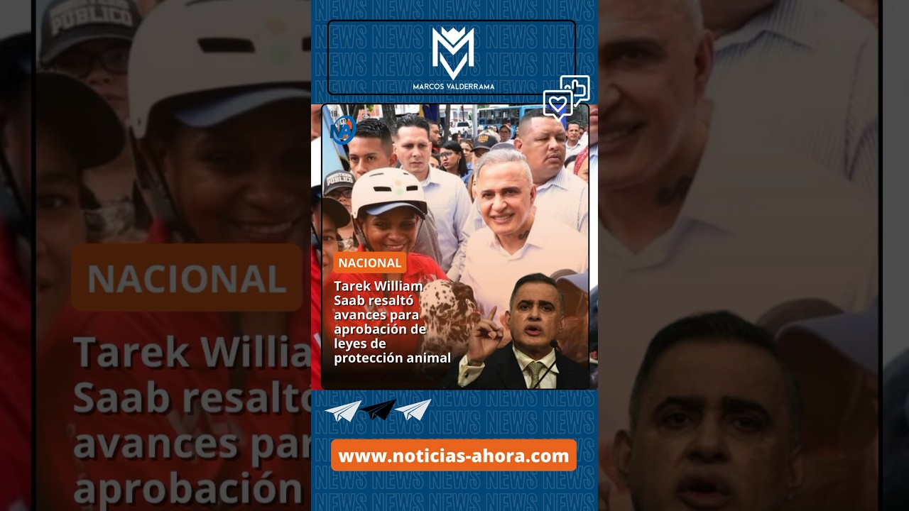Tarek William Saab resalt&oacute; avances para aprobaci&oacute;n de leyes de protecci&oacute;n animal