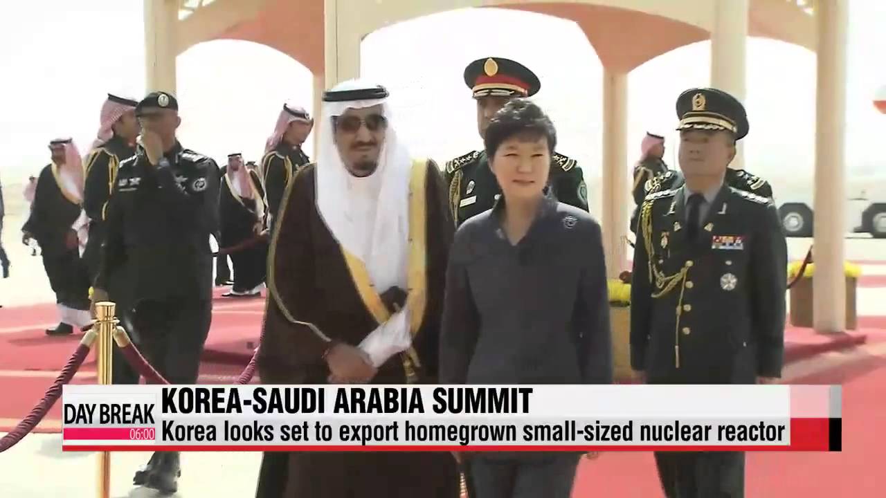 Korea set to export homegrown reactor to Saudi Arabia 

한-사우디 정상회담: 국내 원자로, 창조경제