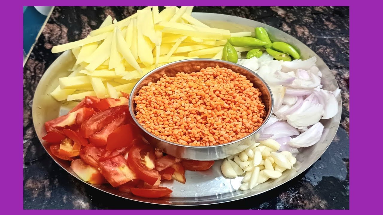 হাতে মাখা এই মসুর ডালের রেসিপি দিয়ে ভাত বা দুটোই খেতে অপূর্ব লাগবে | masoor dal recipe |red lentils
