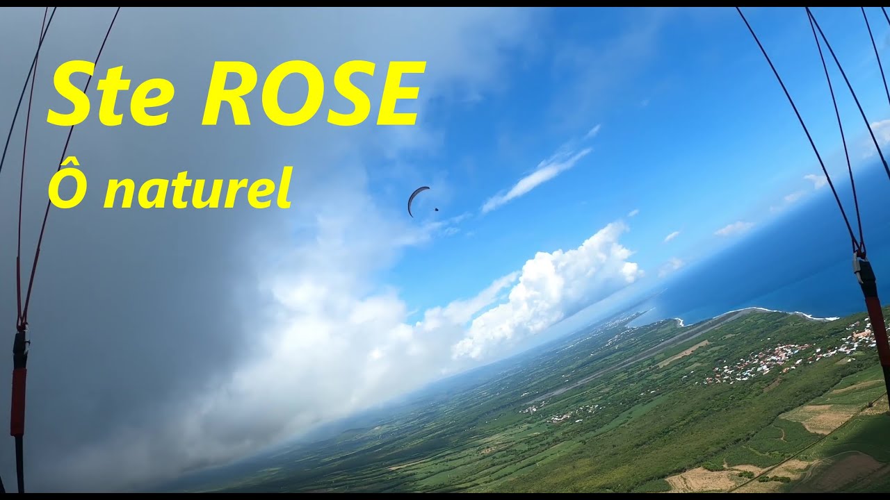 Ste Rose - avec Alain - Nature Verte, et Bleue - (Parapente La Reunion Island  Ludo Cean)