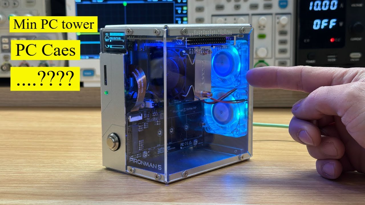 корпус мини-ПК Raspberry Pi 5, Pironman 5, DIY Мини многофункциональный ПК
