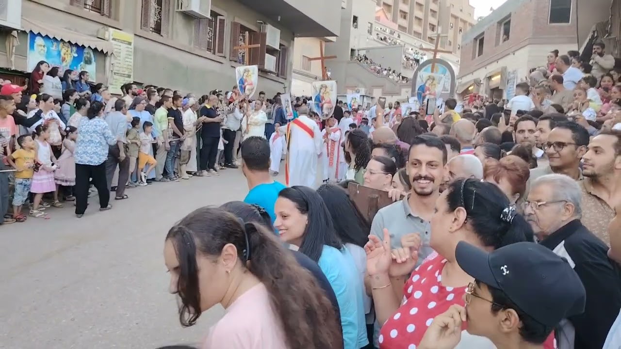 زفه العدرا -دير العذراء درنكه- اسيوط
