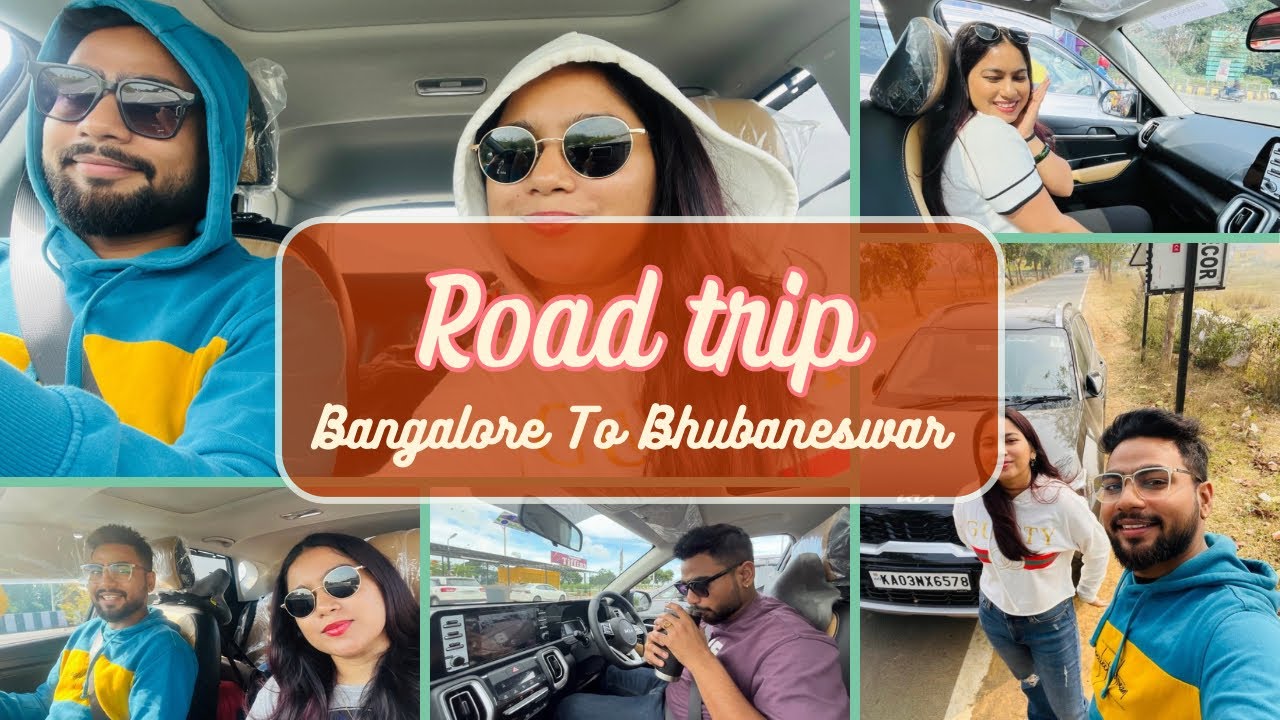 Bangalore to Bhubaneswar Road Trip | Our First Long Drive in Kia Sonet 🚗✨ 