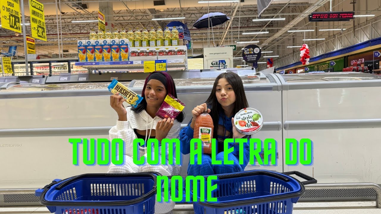 COMPRAMOS TUDO COM A LETRA DO NOSSO NOME NO MERCADO- RAFINHA FERNANDEZ