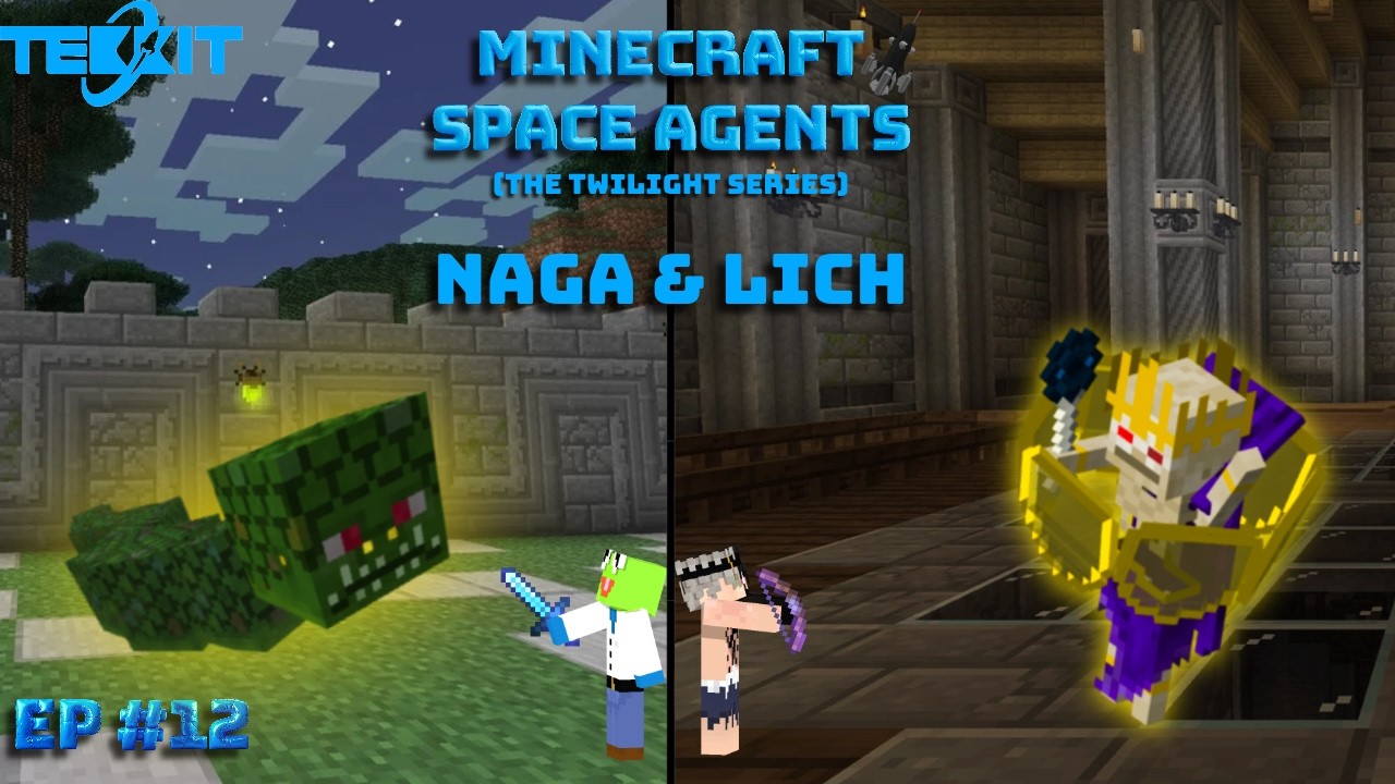 The Naga and Lich (Twilight series) - Minecraft Space Agents #12