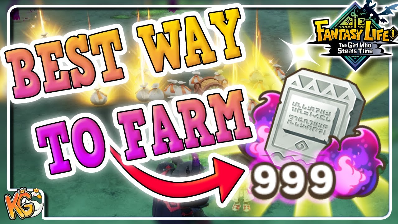What's The FASTEST Way to Farm Mysterious Slates in Fantasy Life