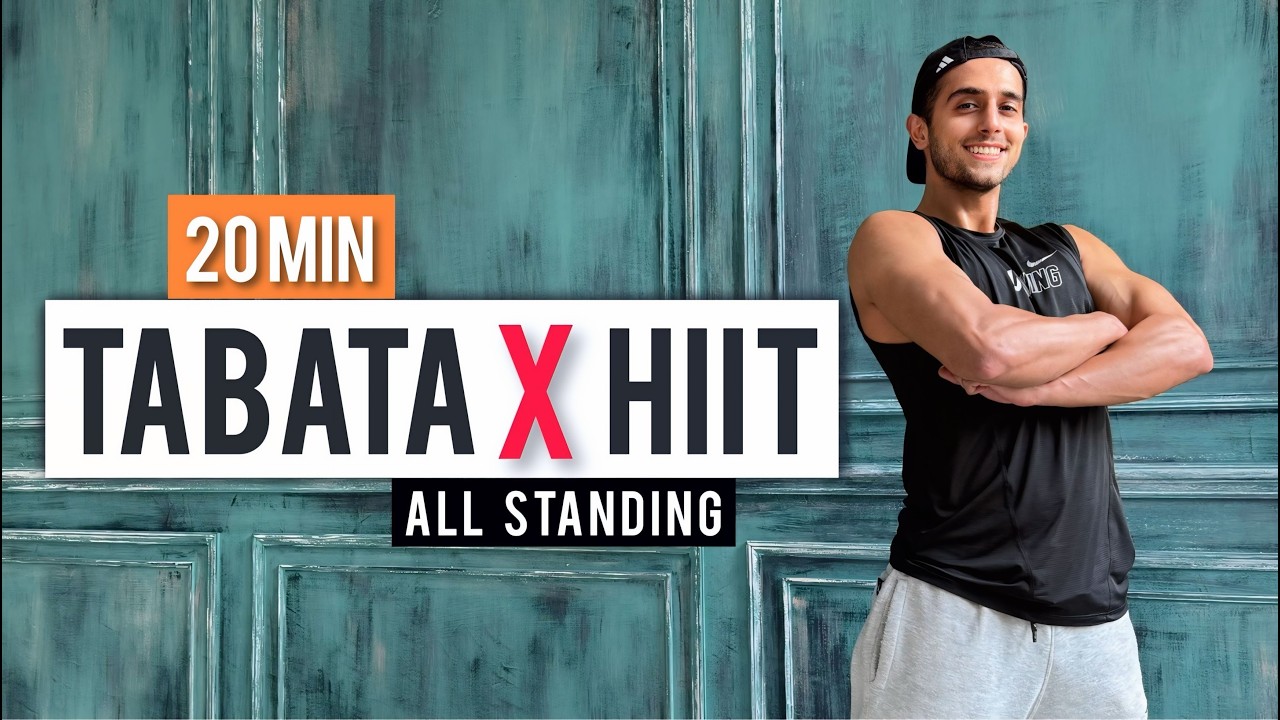 20-минутная тренировка Табата x HIIT 🔥 Только стоя | Без оборудования | Интенсивная тренировка. П...