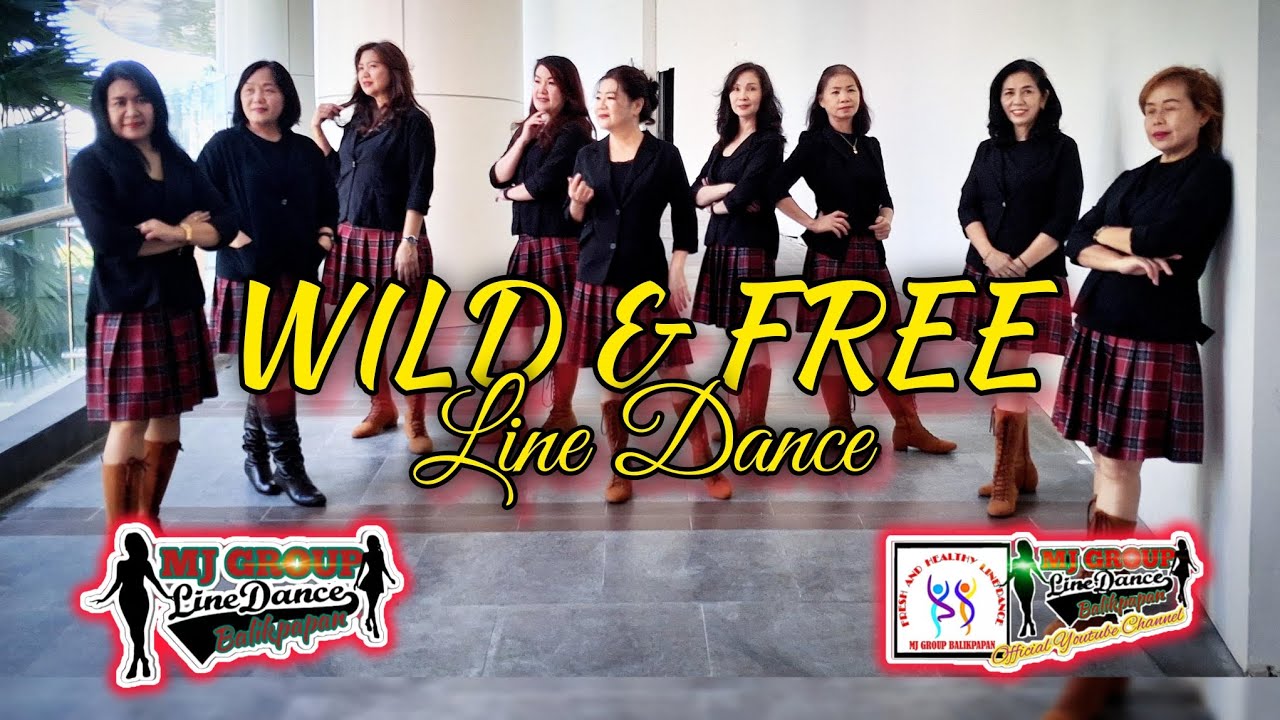 WILD & FREE LINE DANCE #linedance #mjlinedancebpn #linedancer #dance #kpopsongs 