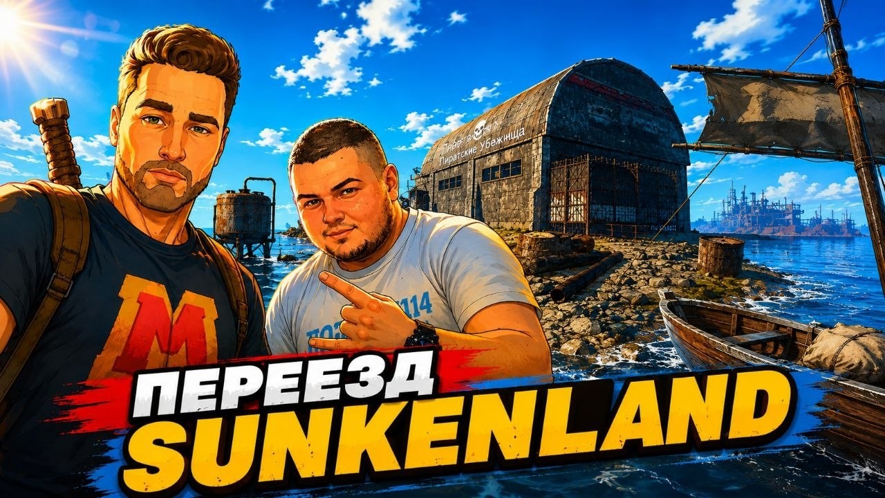 ОБНОВЛЁННЫЙ SUNKENLAND ➤ ПЕРЕЕЗД НА НОВУЮ БАЗУ