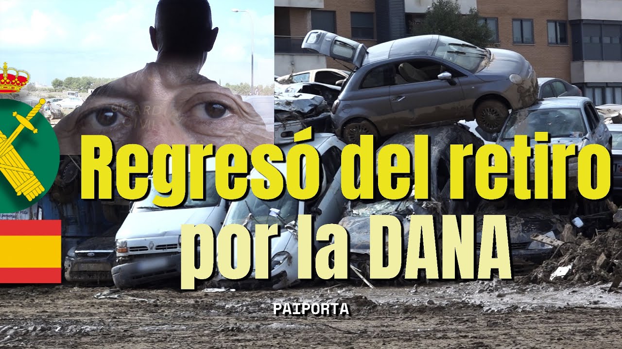 Carlos, el guardia civil que regresó del retiro para servir en Paiporta