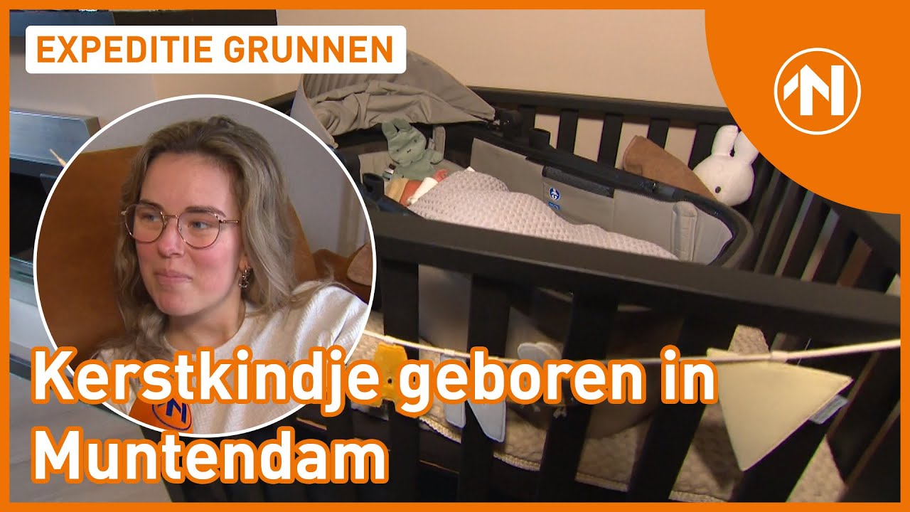 Ronald bezoekt een kersvers kerstkindje in Muntendam
