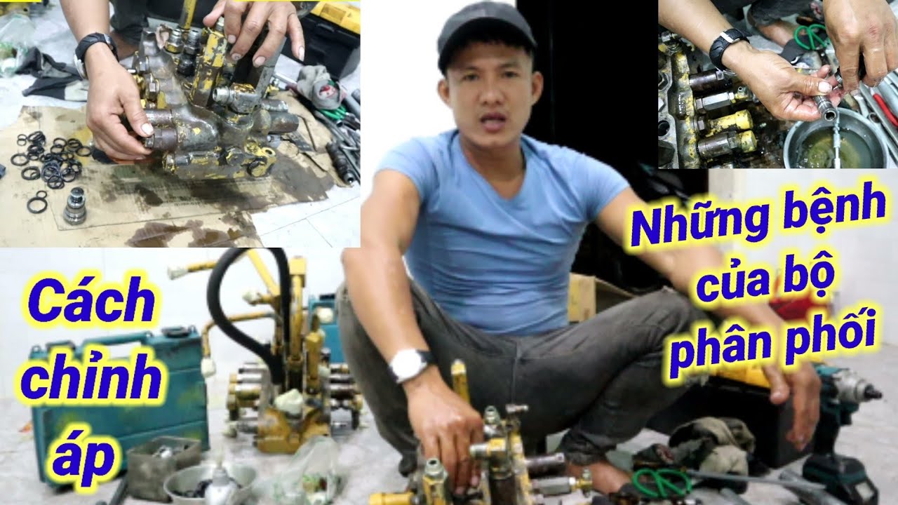 Van chỉnh áp nằm ở đâu.Các bệnh thường gặp của bộ phân phối. cách chỉnh áp thủy lực máy xúc