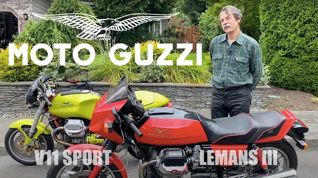 1984 Moto Guzzi Le Mans III and 2001 Moto Guzzi V11 Sport