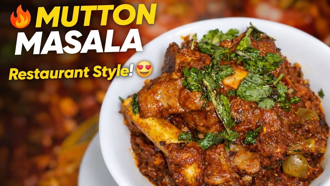 Mutton Masala Recipe Restaurant Style Mutton Curry Easy&Spicy restaurant-style mutton masala at home
