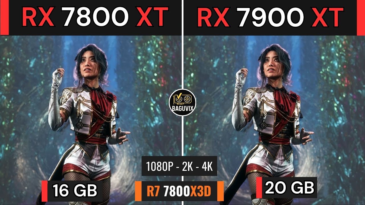 Сравнение RX 7800 XT и RX 7900 XT в 20 играх — только чистый FPS.
