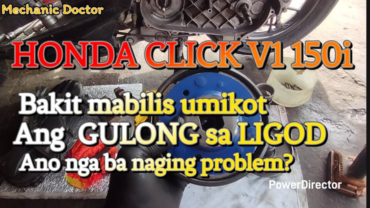 HONDA CLICK V1 150i, Bakit mabilis umikot,Ang GULONG sa LIGOD,Ano nga ba naging problem?