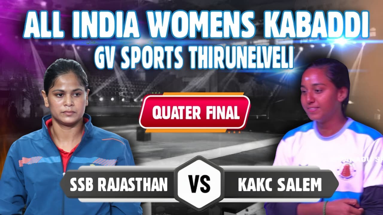 QF || KAKC SALEM VS SSB RAJASTAN || NGO COLONY NELLAI ALL INDIA KABADDI MATCH 2026
