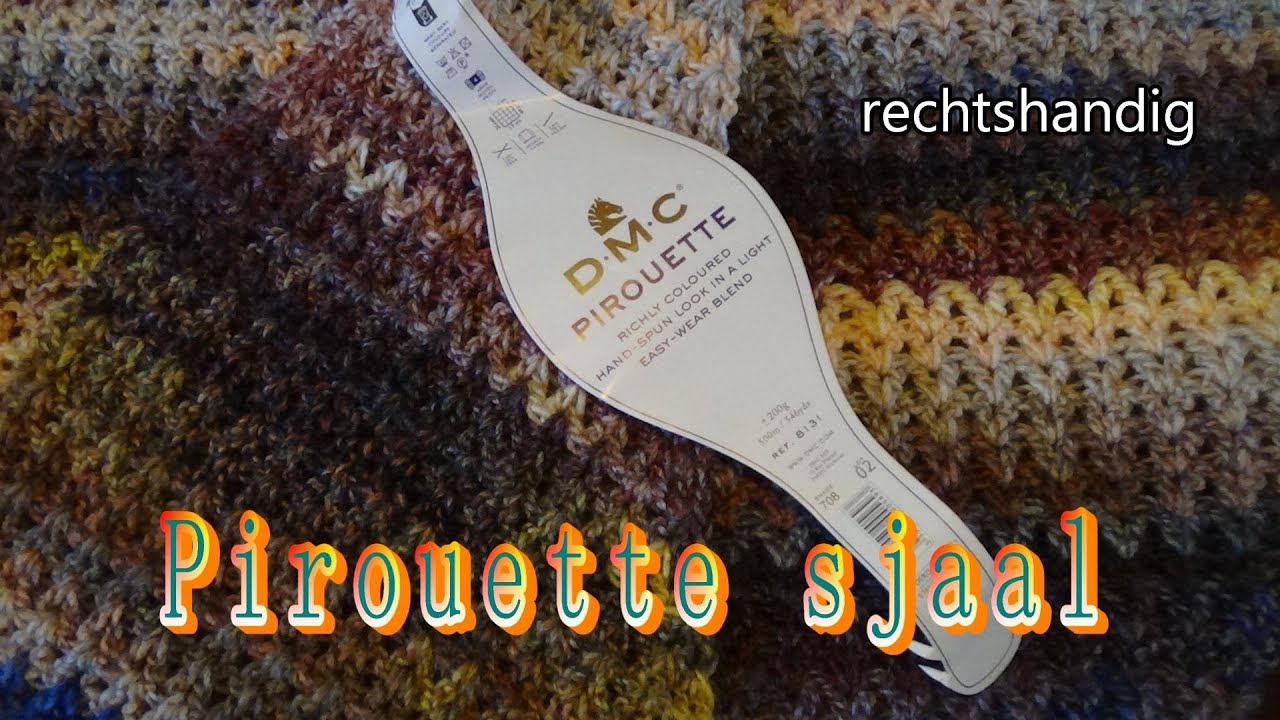 Haken - tutorial #563: Pirouette sjaal