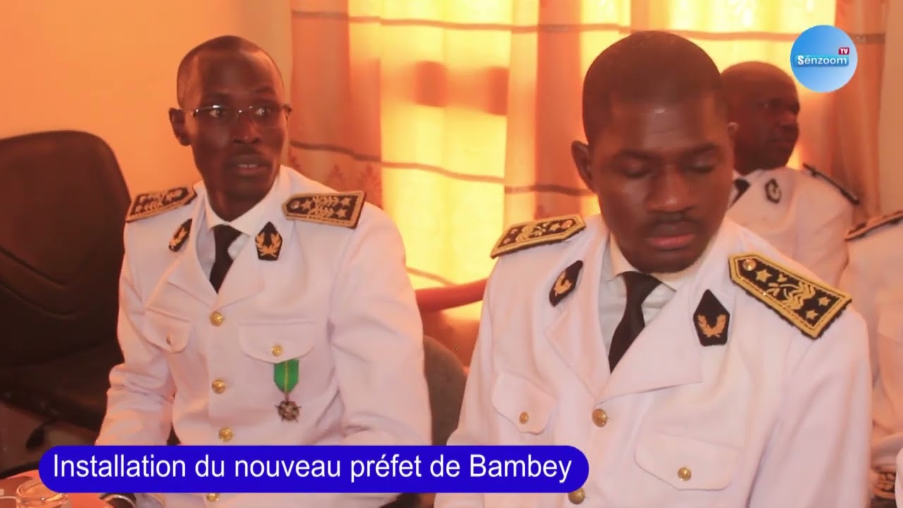 Installation du nouveau préfet de Bambey