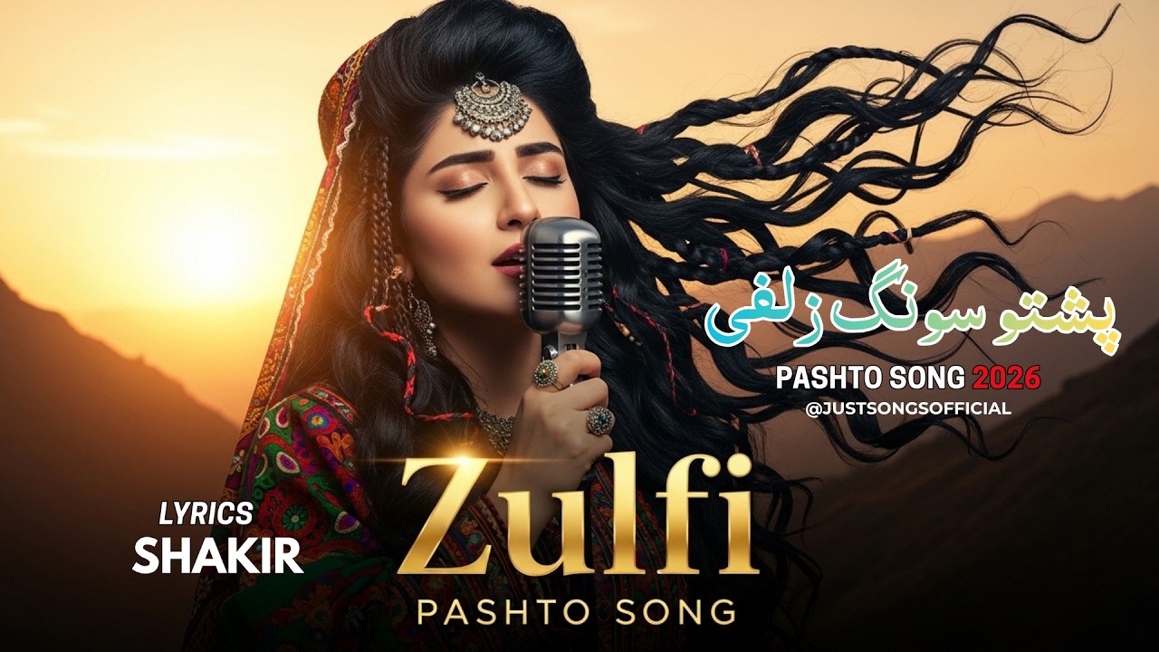 Zulfi Pashto Song 2026 | Beautiful Pashto Music | Lyrics Shakir | Just Songs Official