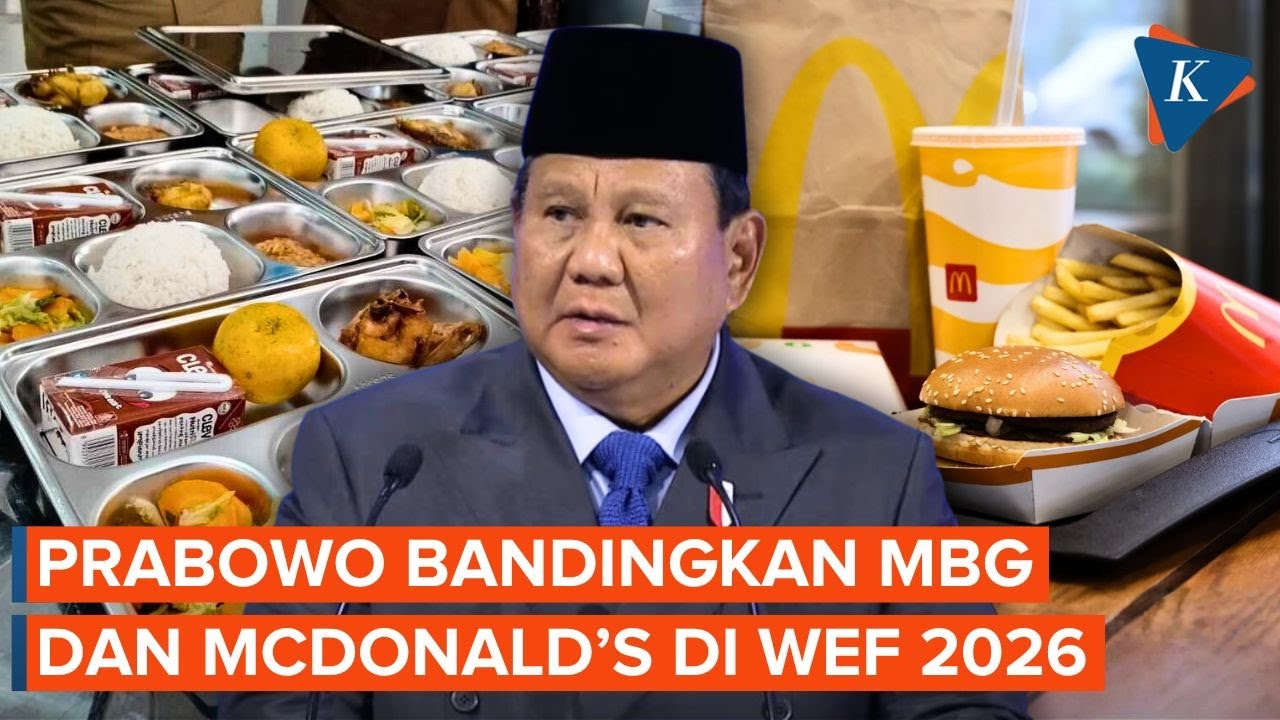 Prabowo di WEF Swiss: MBG akan Lampaui Jumlah Porsi McDonald’s