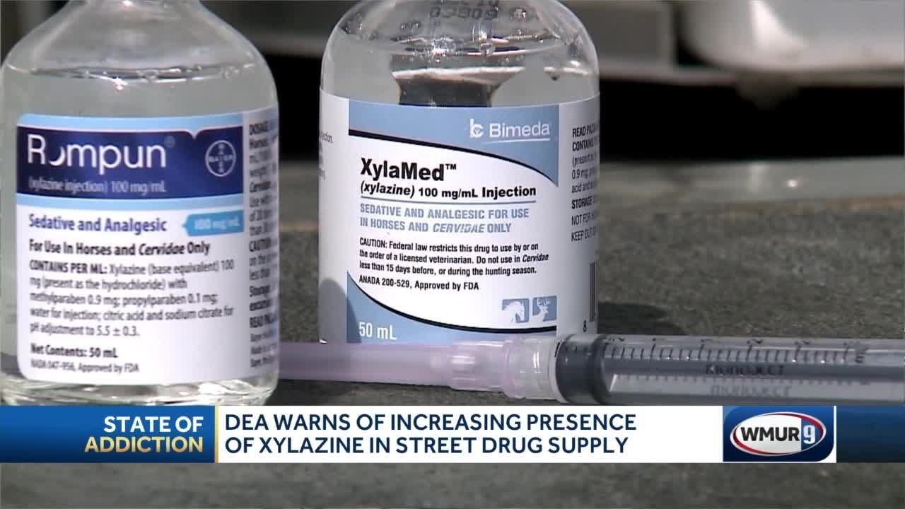 DEA warns of increasing presence of xylazine in street drugs