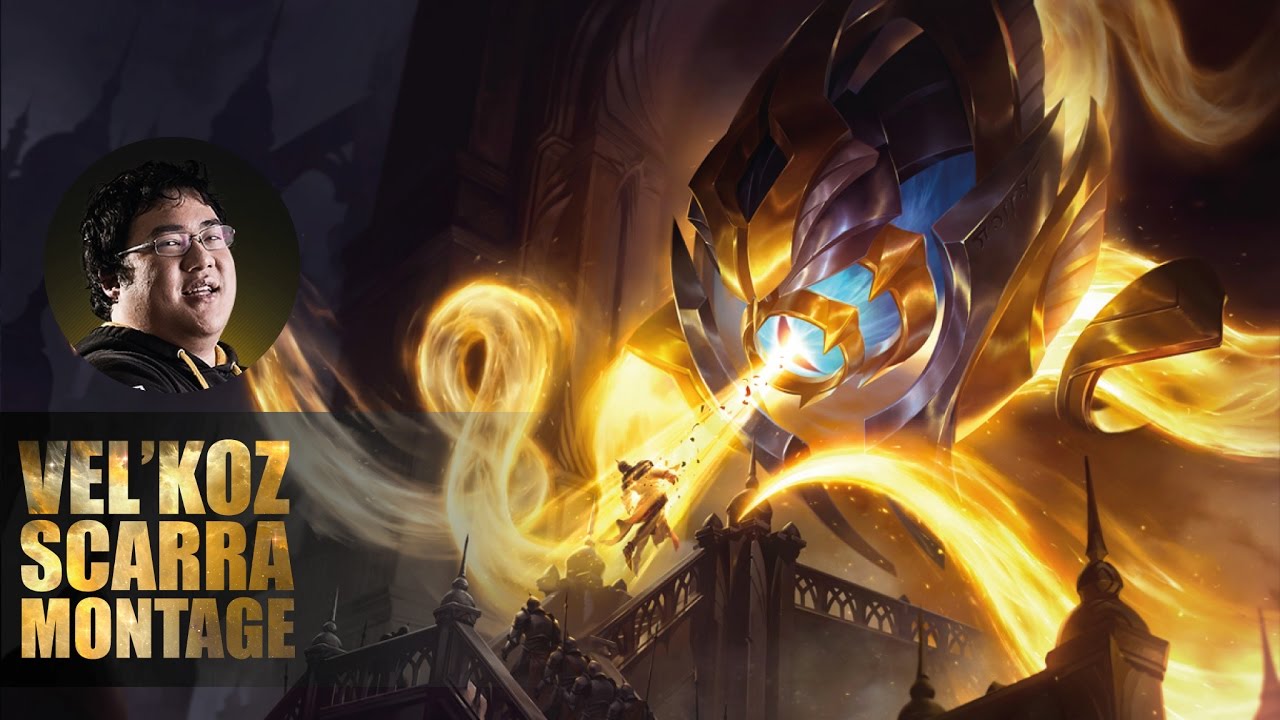 Scarra as VEL'KOZ - highlights from 4 games (2017)