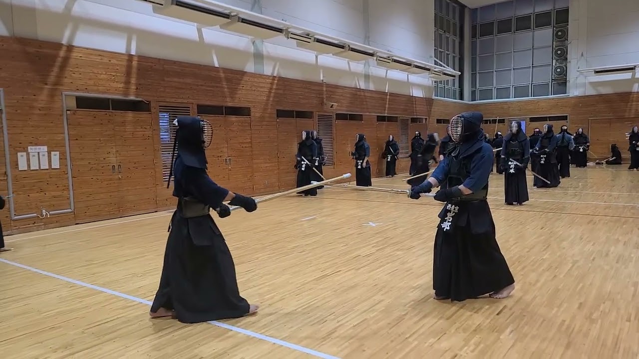 Taiyo practice with All Japan University Champion @ Kokushikan University.