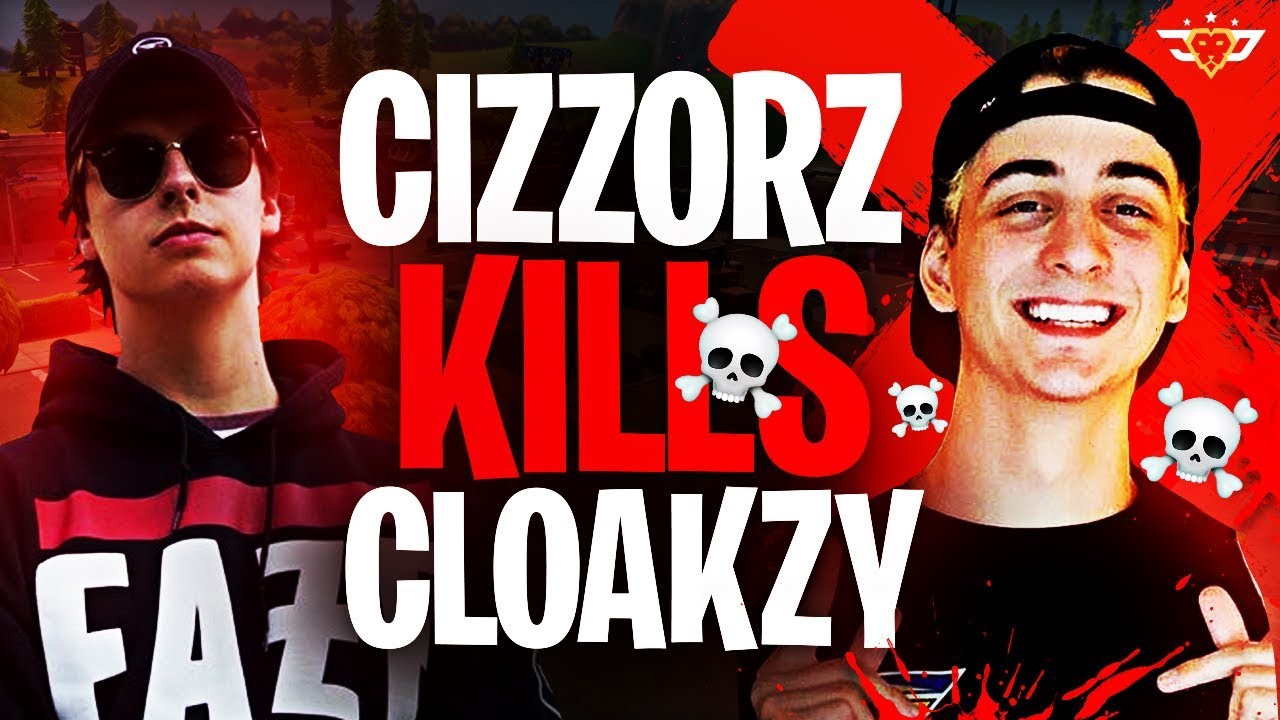 CIZZORZ KILLS CLOAKZY?! NEARLY A FIGHT! (Fortnite: Battle Royale)