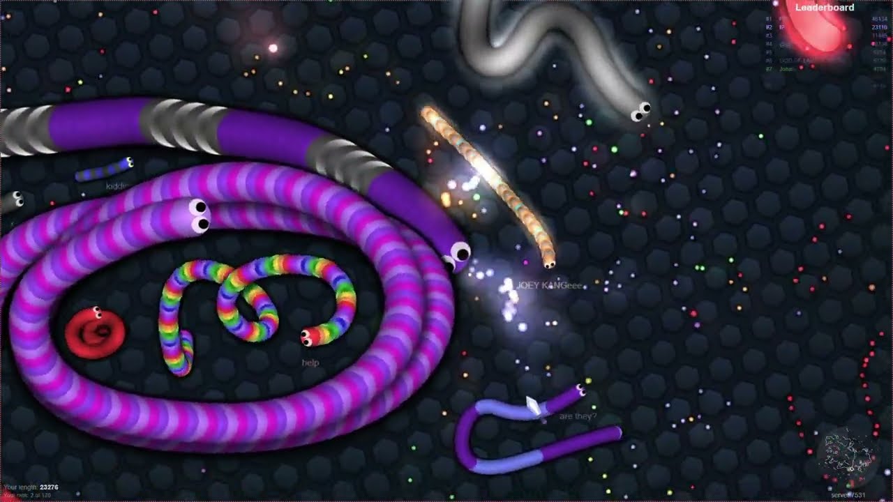 Slitherio Funny Moments: 1 Snake VS 150 Snakes | Epic Slither.io Gameplay!