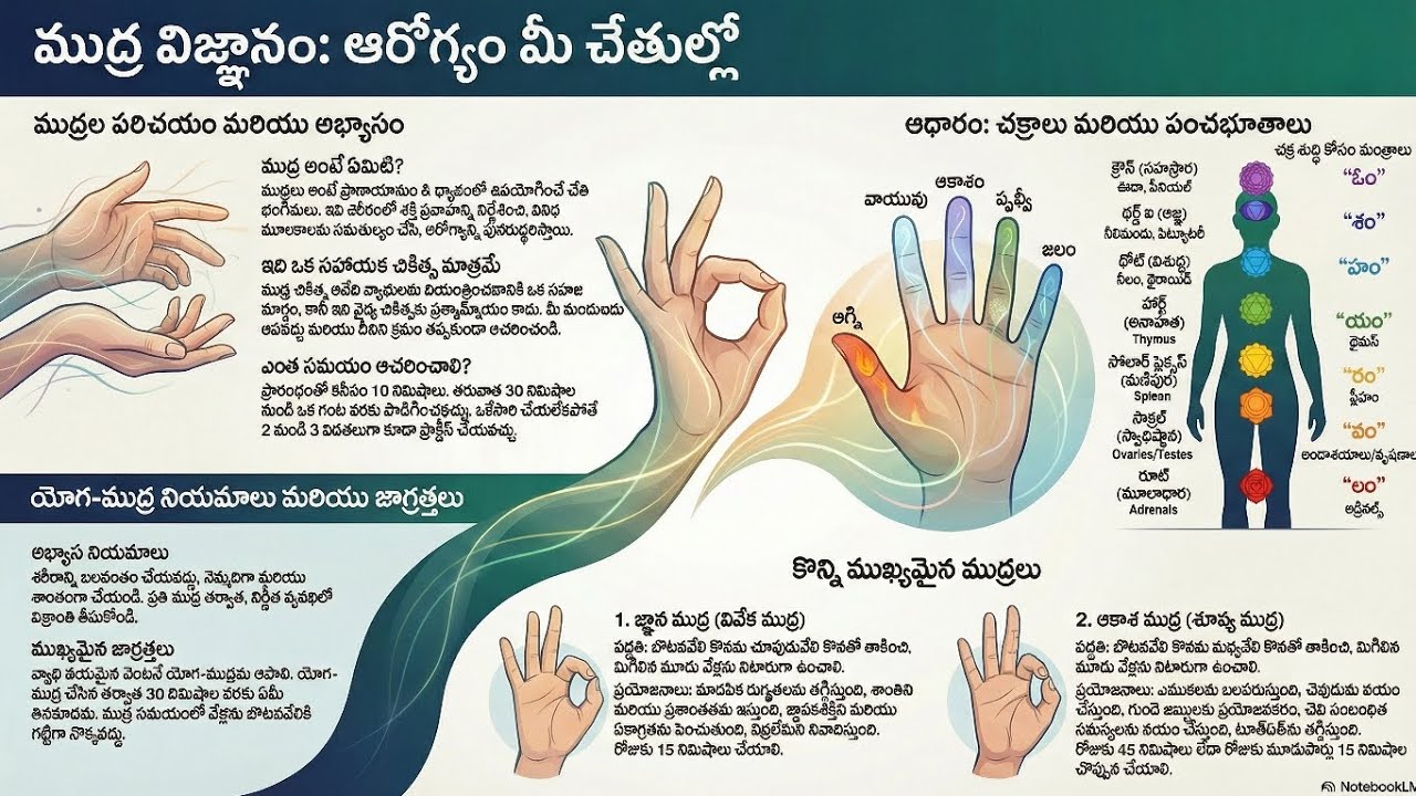 చేతి ముద్రలతో ఆరోగ్యం-1